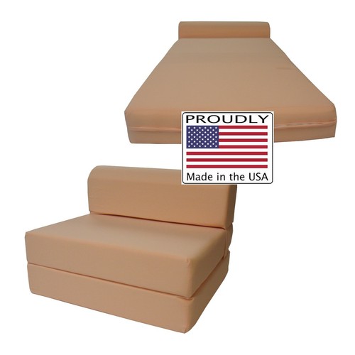 Twin flip chair folding - chair, foam