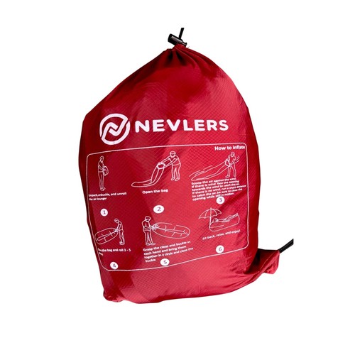 Nevlers red inflatable blow - blow, up