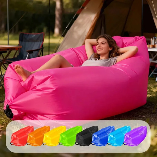Multicolour inflatable lazy - multicolour,